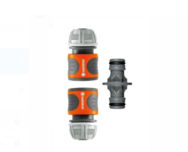 Gardena Hose Connector Set 13 mm (3/4 inch) and 15 mm (5/8 inch): For the beginning and end of the hose